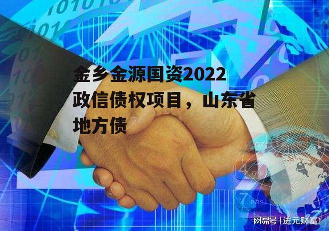 金乡金源国资2022政信债权项目，山东省地方债