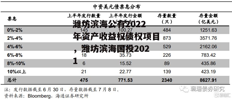 潍坊滨海公有2022年资产收益权债权项目，潍坊滨海国投2021