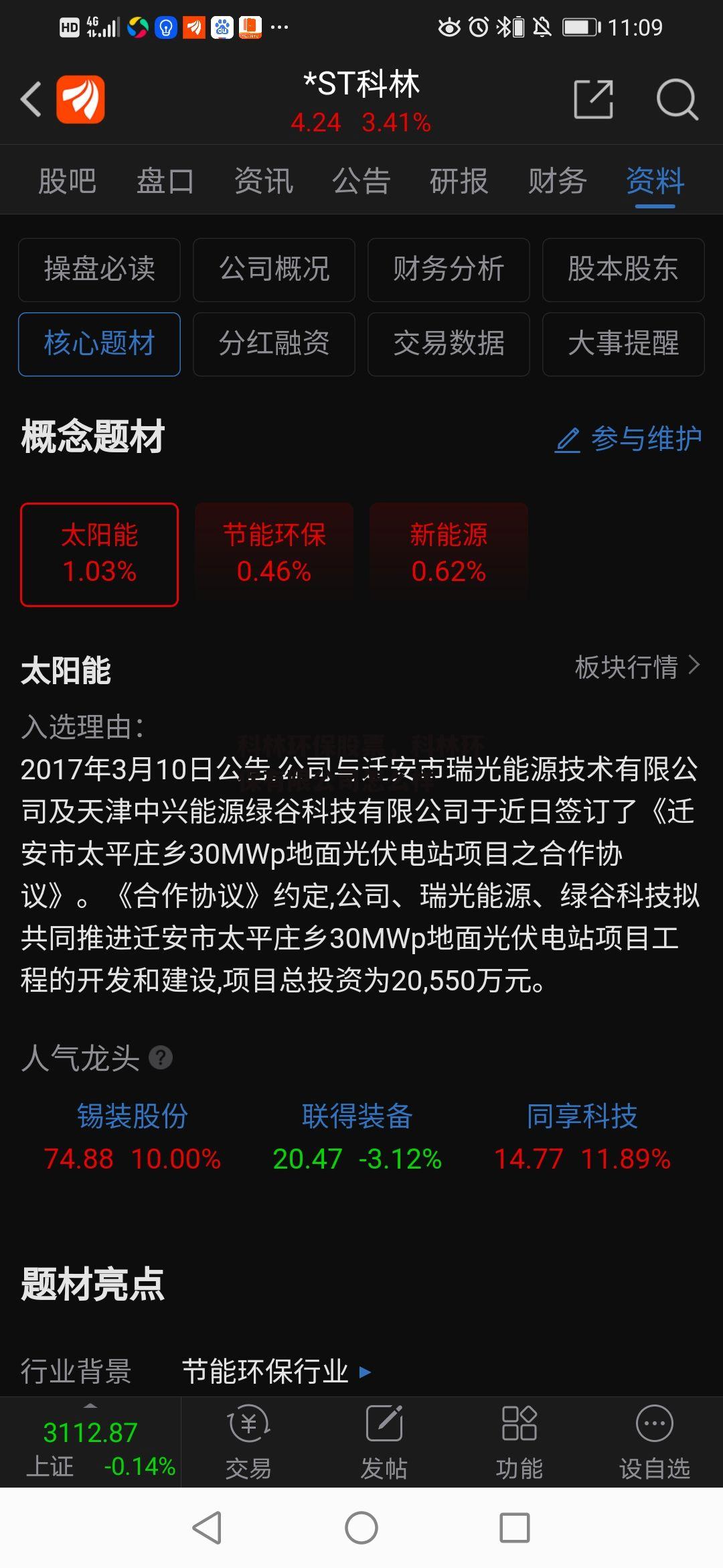 科林环保股票，科林环保有限公司怎么样