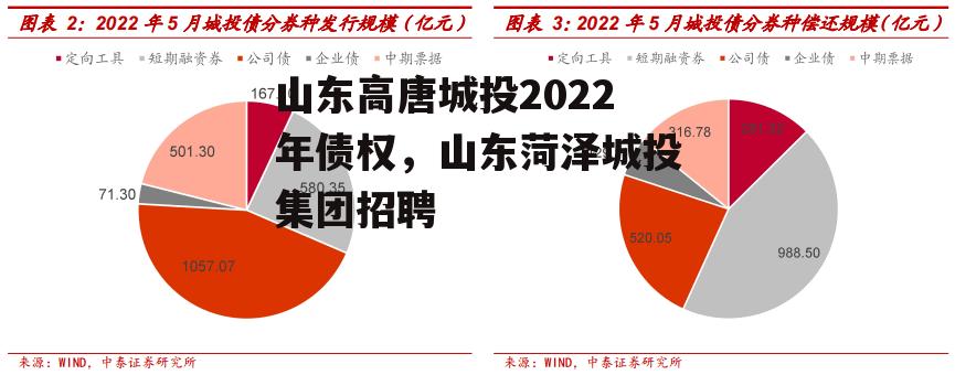 山东高唐城投2022年债权，山东菏泽城投集团招聘