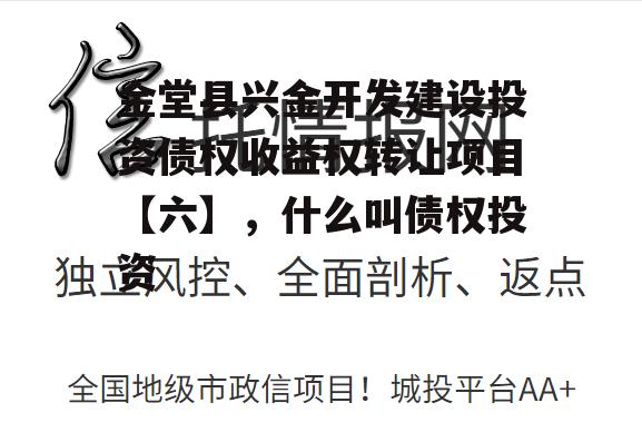 金堂县兴金开发建设投资债权收益权转让项目【六】，什么叫债权投资