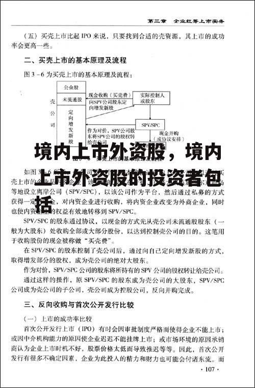 境内上市外资股，境内上市外资股的投资者包括