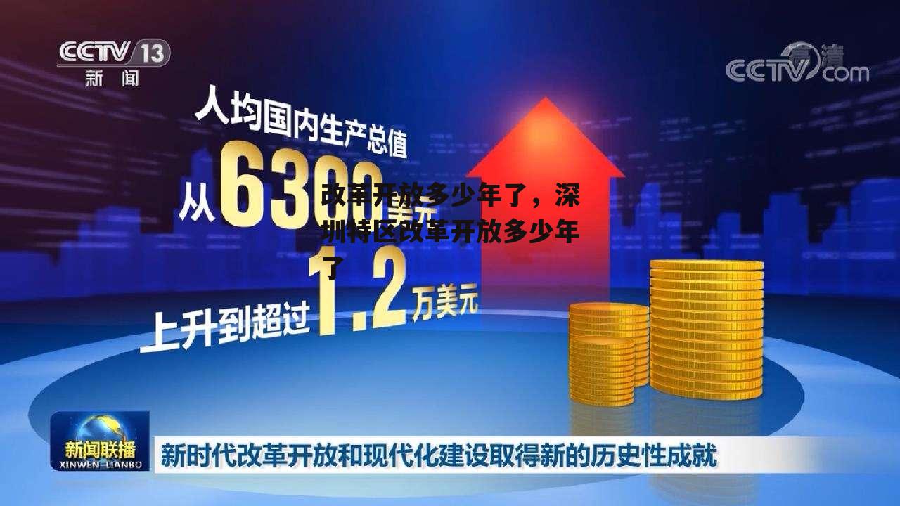 改革开放多少年了，深圳特区改革开放多少年了