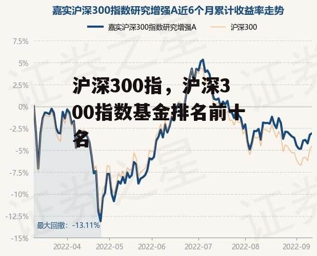 沪深300指，沪深300指数基金排名前十名