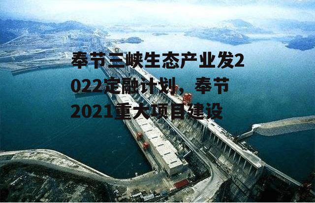 奉节三峡生态产业发2022定融计划，奉节2021重大项目建设