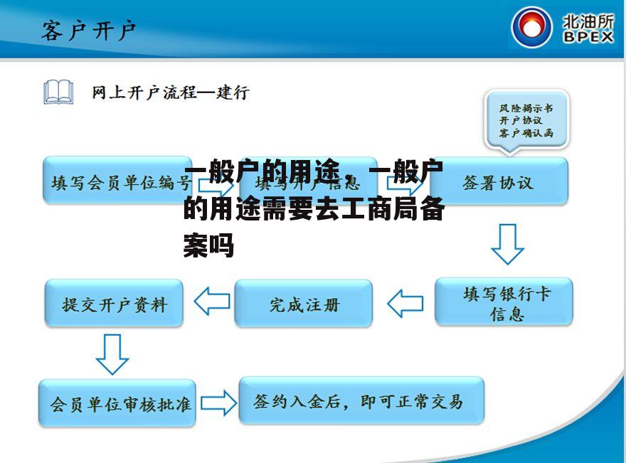 一般户的用途，一般户的用途需要去工商局备案吗