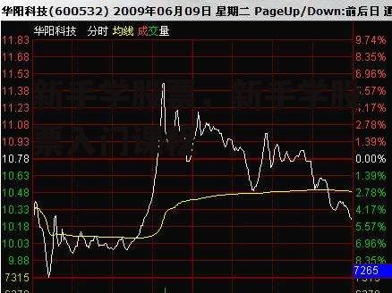 新手学股票，新手学股票入门课程