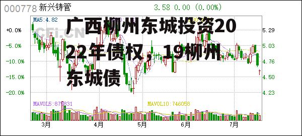 广西柳州东城投资2022年债权，19柳州东城债