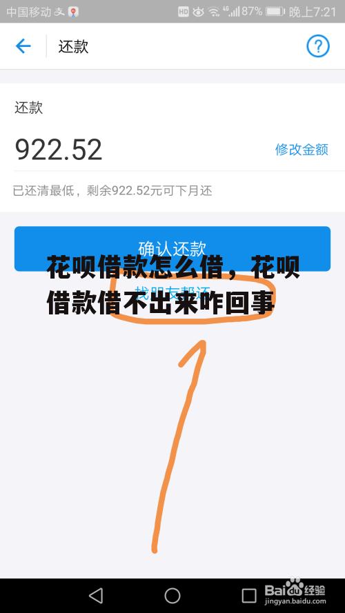 花呗借款怎么借，花呗借款借不出来咋回事