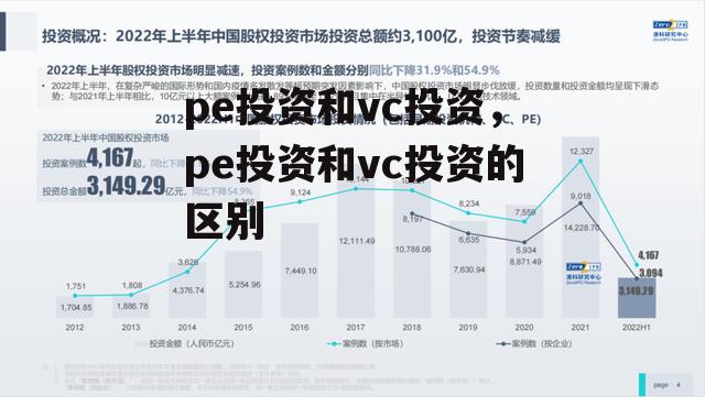 pe投资和vc投资，pe投资和vc投资的区别