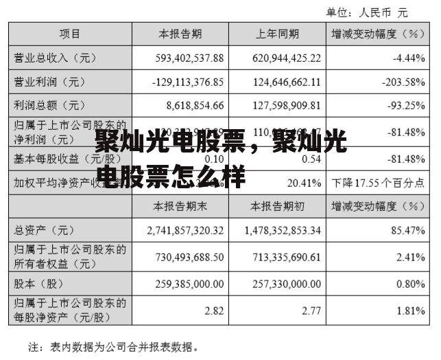 聚灿光电股票，聚灿光电股票怎么样