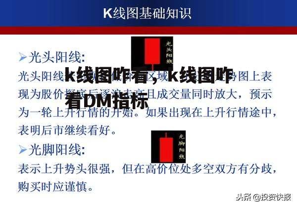 k线图咋看，k线图咋看DM指标