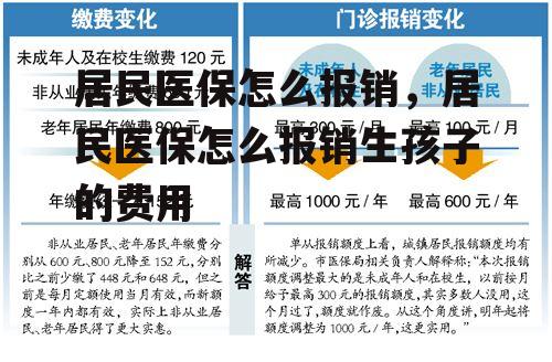 居民医保怎么报销，居民医保怎么报销生孩子的费用