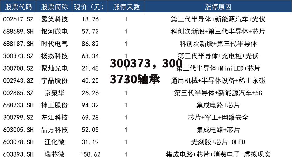 300373，3003730轴承