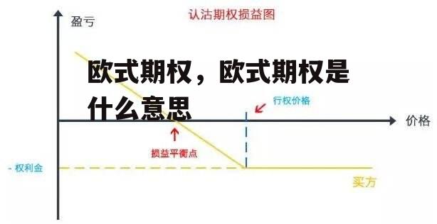 欧式期权，欧式期权是什么意思