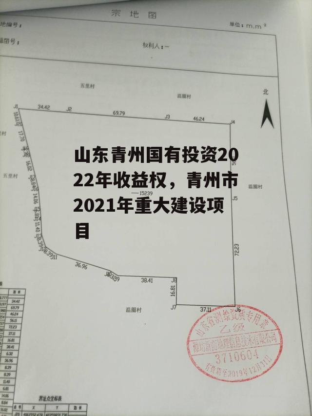 山东青州国有投资2022年收益权，青州市2021年重大建设项目