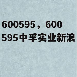 600595，600595中孚实业新浪