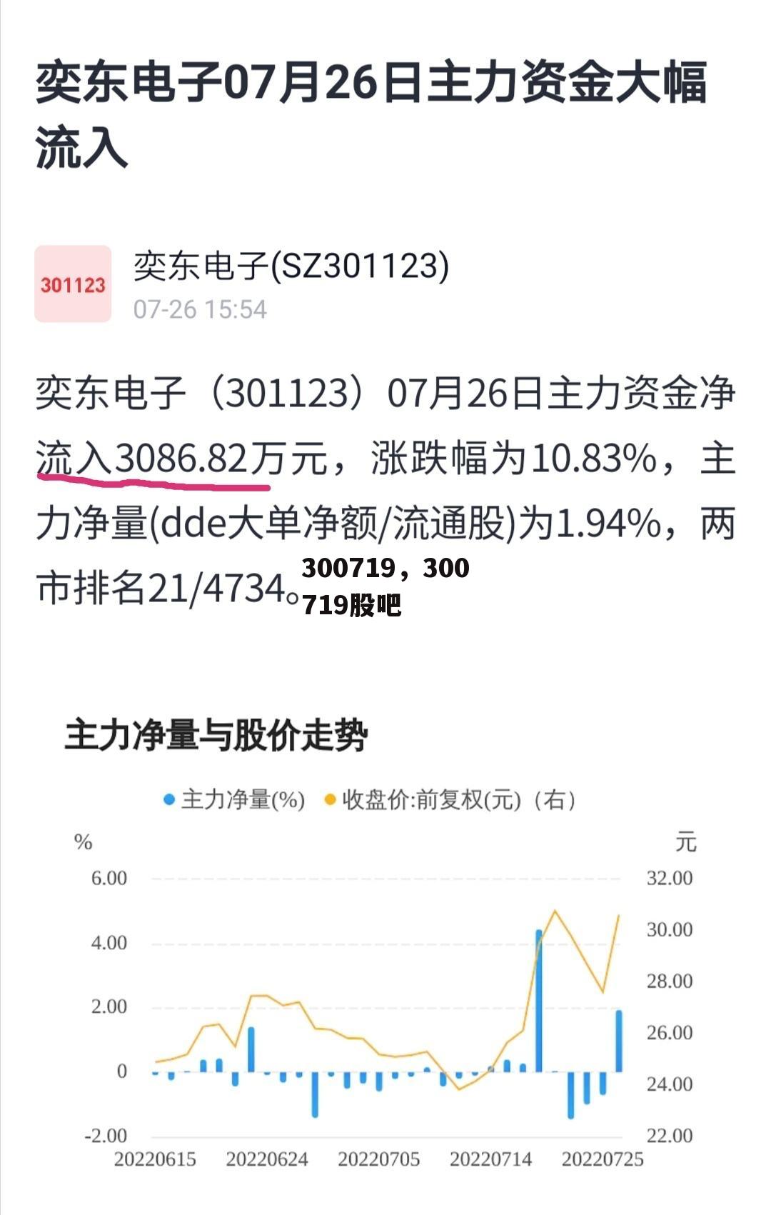 300719，300719股吧