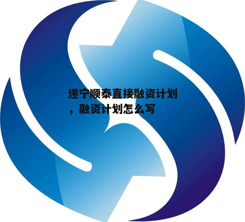 遂宁顺泰直接融资计划，融资计划怎么写