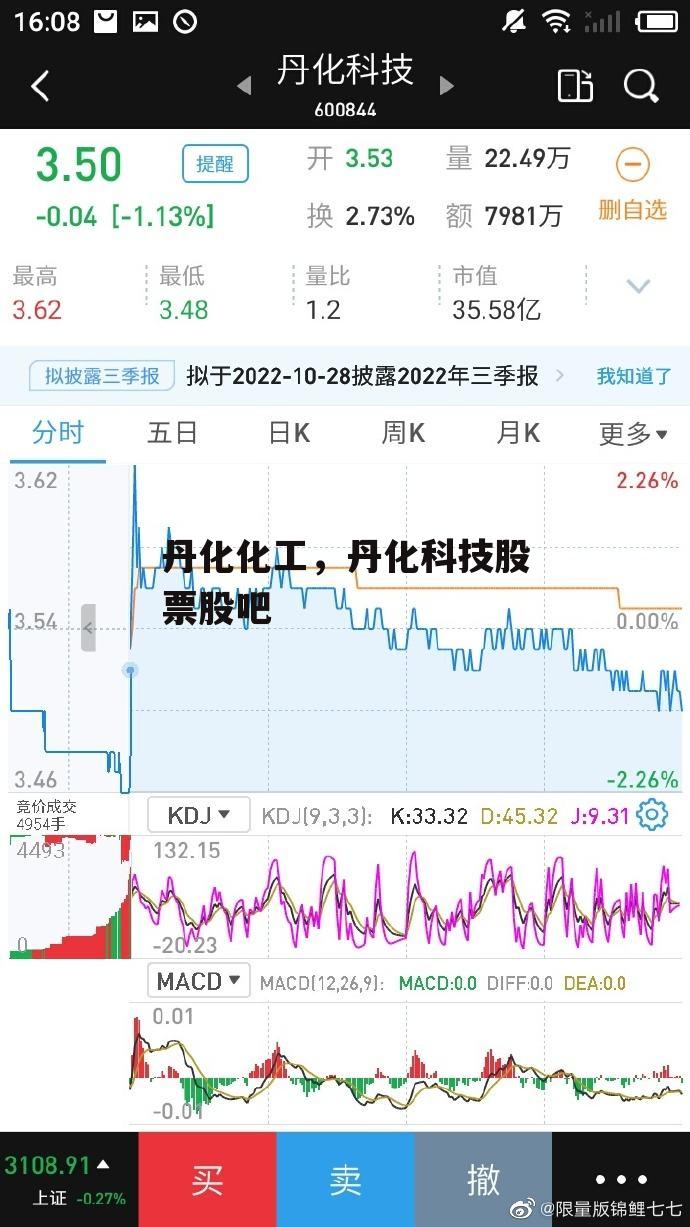 丹化化工，丹化科技股票股吧