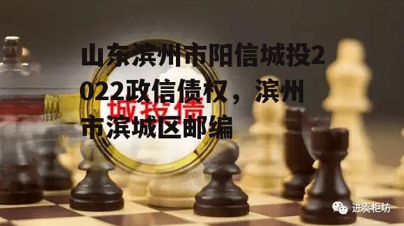 山东滨州市阳信城投2022政信债权，滨州市滨城区邮编