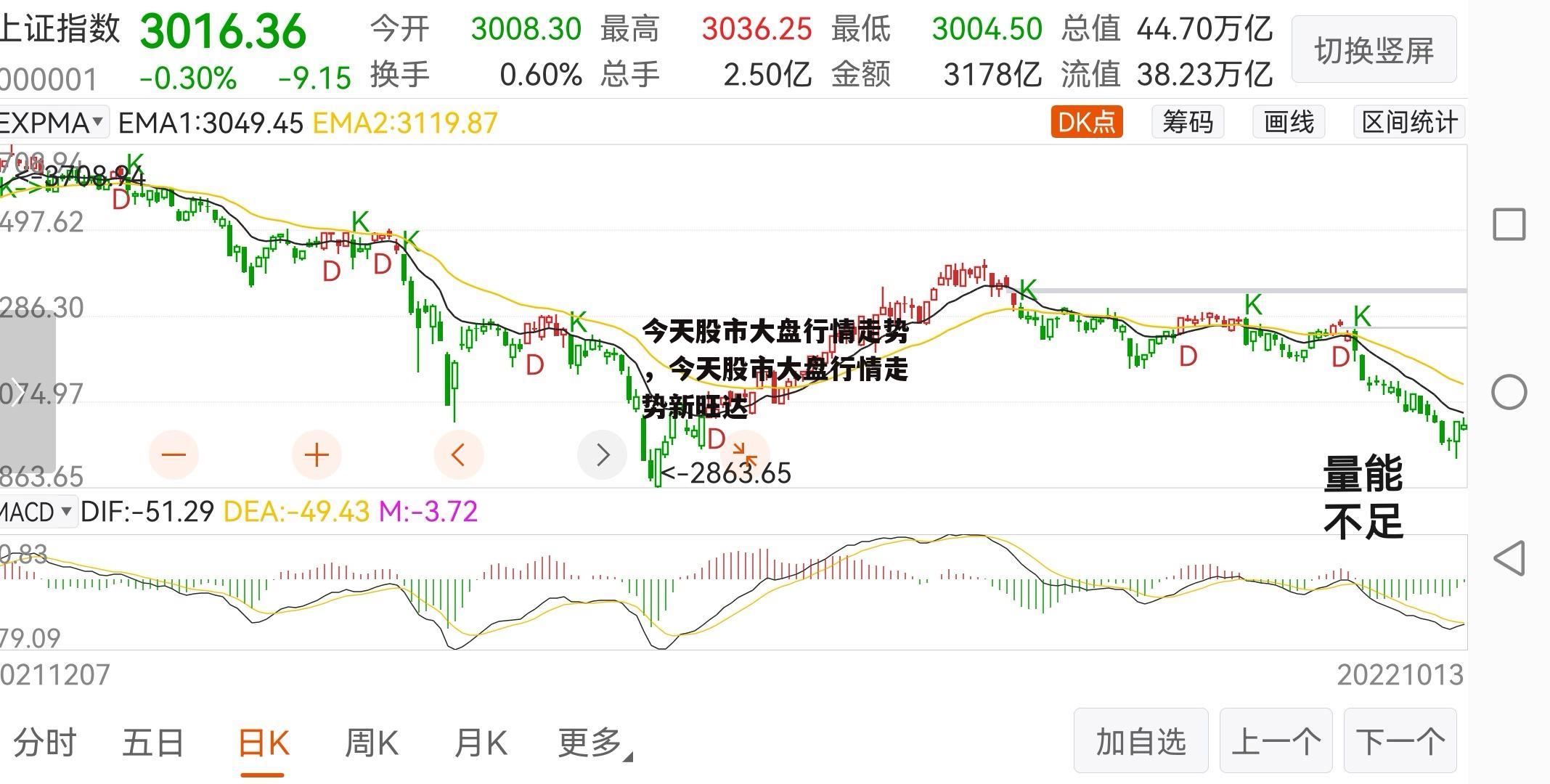 今天股市大盘行情走势，今天股市大盘行情走势新旺达