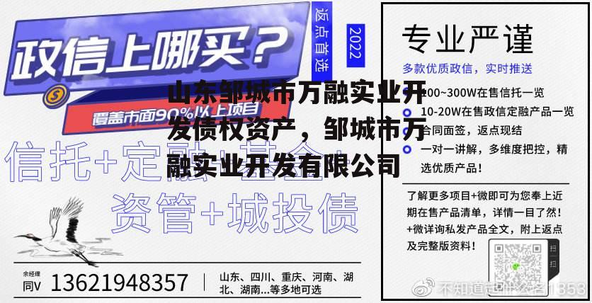 山东邹城市万融实业开发债权资产，邹城市万融实业开发有限公司