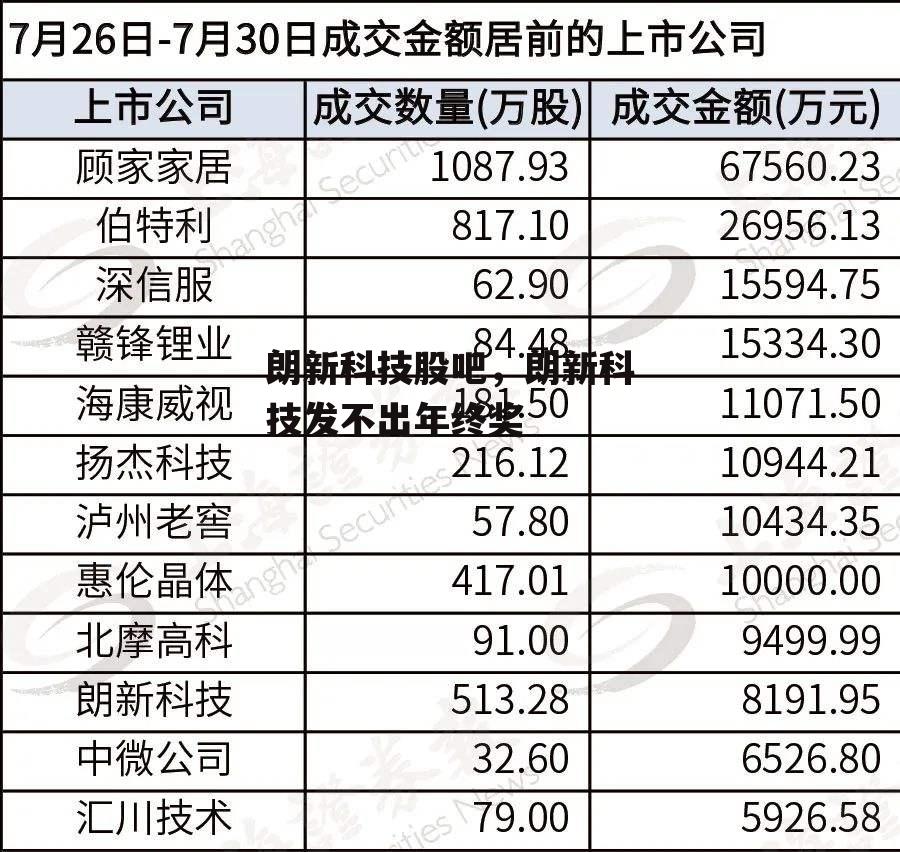 朗新科技股吧，朗新科技发不出年终奖