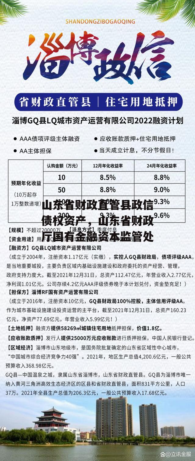 山东省财政直管县政信债权资产，山东省财政厅国有金融资本监管处