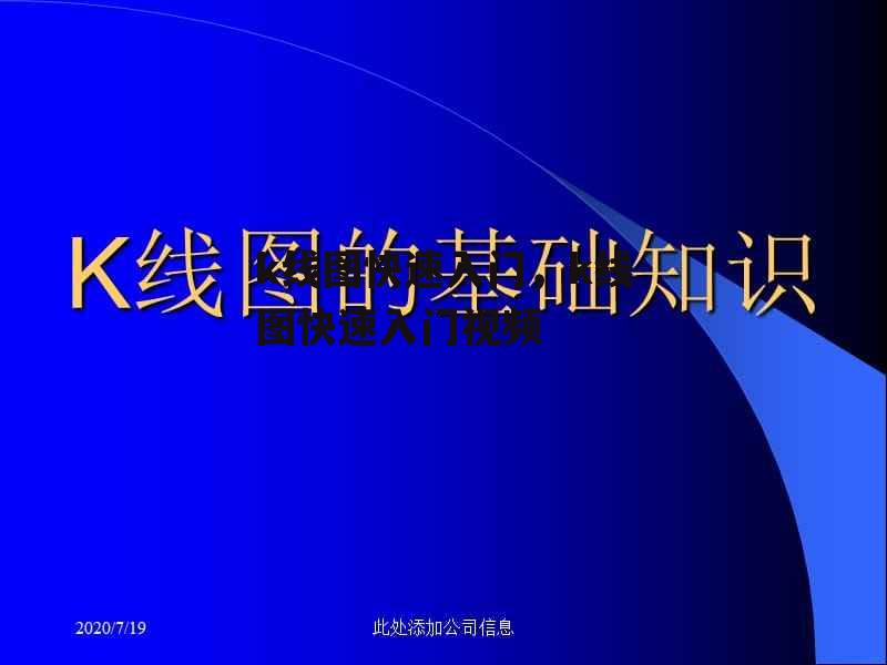 k线图快速入门，k线图快速入门视频