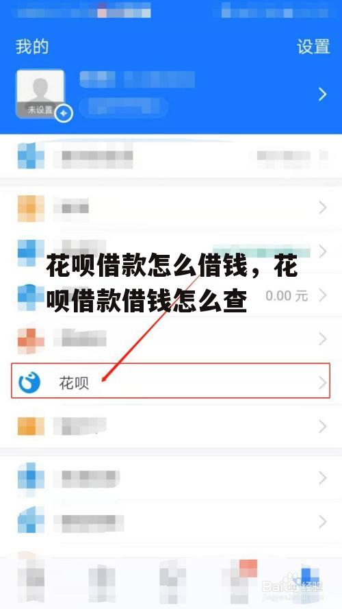 花呗借款怎么借钱，花呗借款借钱怎么查