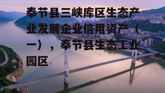 奉节县三峡库区生态产业发展企业信用资产（一），奉节县生态工业园区