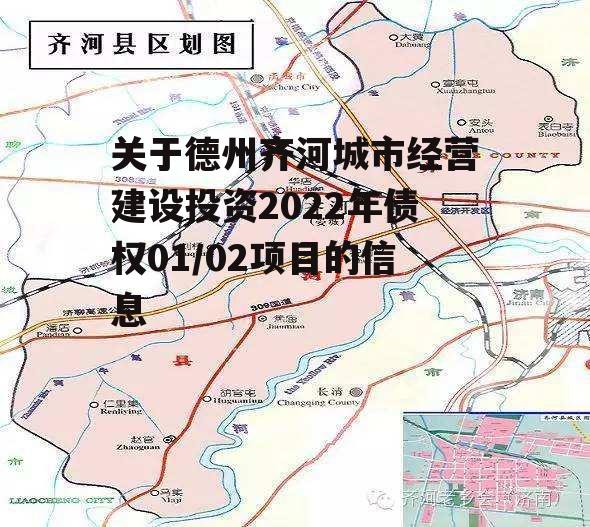 关于德州齐河城市经营建设投资2022年债权01/02项目的信息