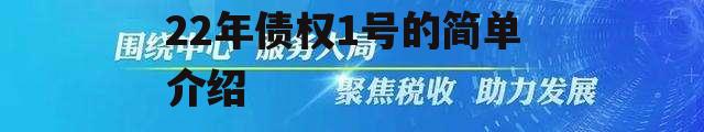 山东高唐众安综合2022年债权1号的简单介绍