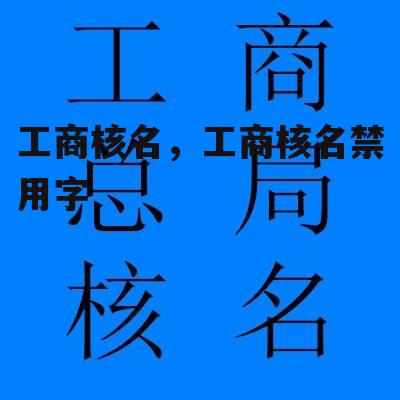 工商核名，工商核名禁用字