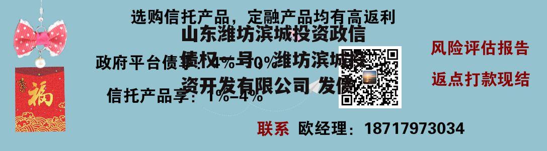 山东潍坊滨城投资政信债权一号，潍坊滨城投资开发有限公司 发债