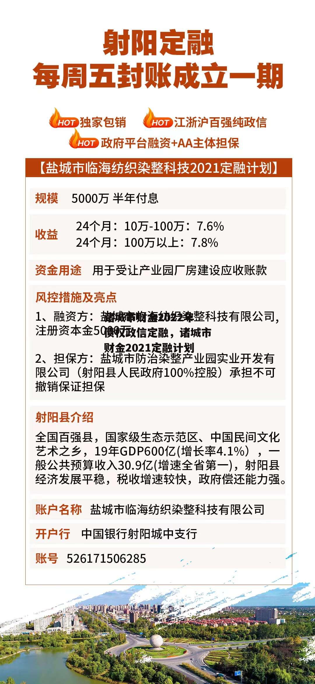 诸城市财金2022年债权政信定融，诸城市财金2021定融计划