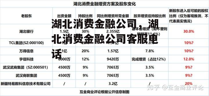 湖北消费金融公司，湖北消费金融公司客服电话