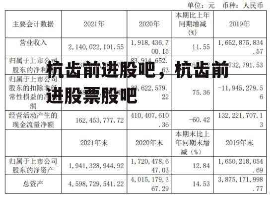 杭齿前进股吧，杭齿前进股票股吧