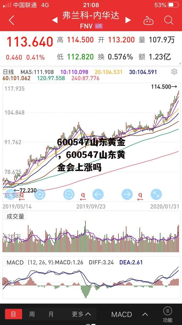 600547山东黄金，600547山东黄金会上涨吗