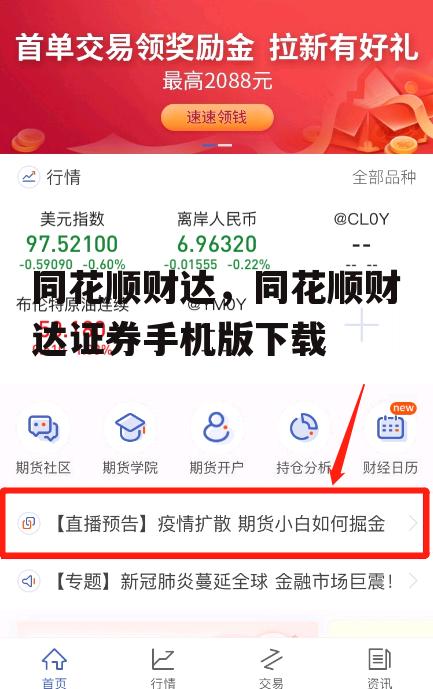 同花顺财达，同花顺财达证券手机版下载