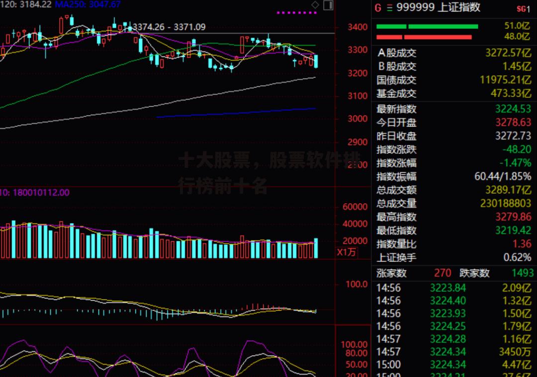十大股票，股票软件排行榜前十名