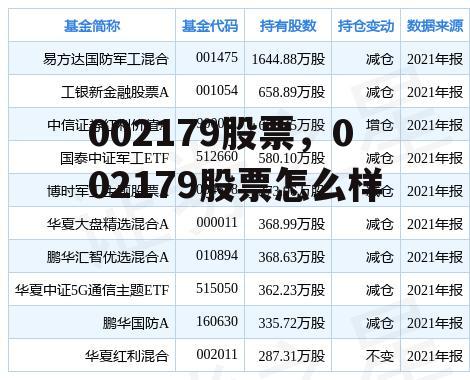 002179股票，002179股票怎么样