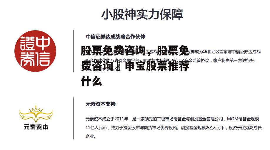 股票免费咨询，股票免费咨询氺申宝股票推荐什么