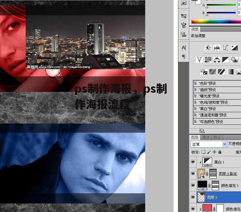 ps制作海报，ps制作海报流程