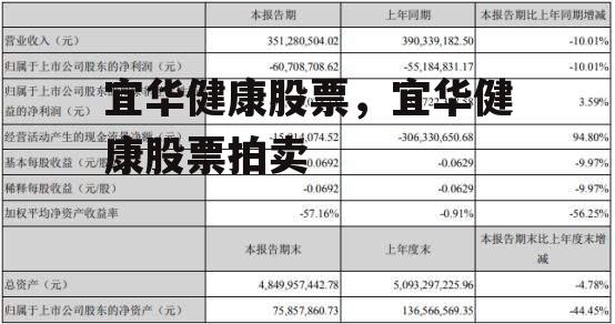 宜华健康股票，宜华健康股票拍卖