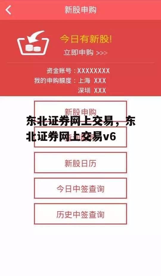 东北证券网上交易，东北证券网上交易v6