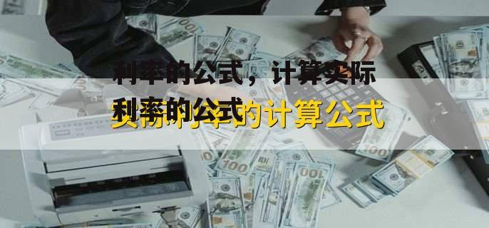 利率的公式，计算实际利率的公式