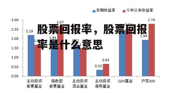 股票回报率，股票回报率是什么意思