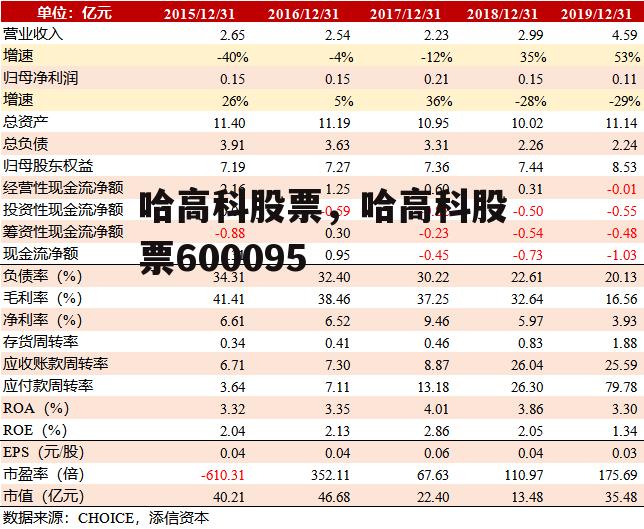 哈高科股票，哈高科股票600095